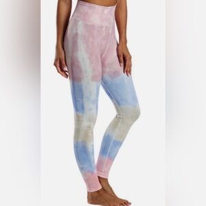 Spiritual Gangster Love Sculpt Leggings Women’s XS/S Seashell Tie Dye EUC